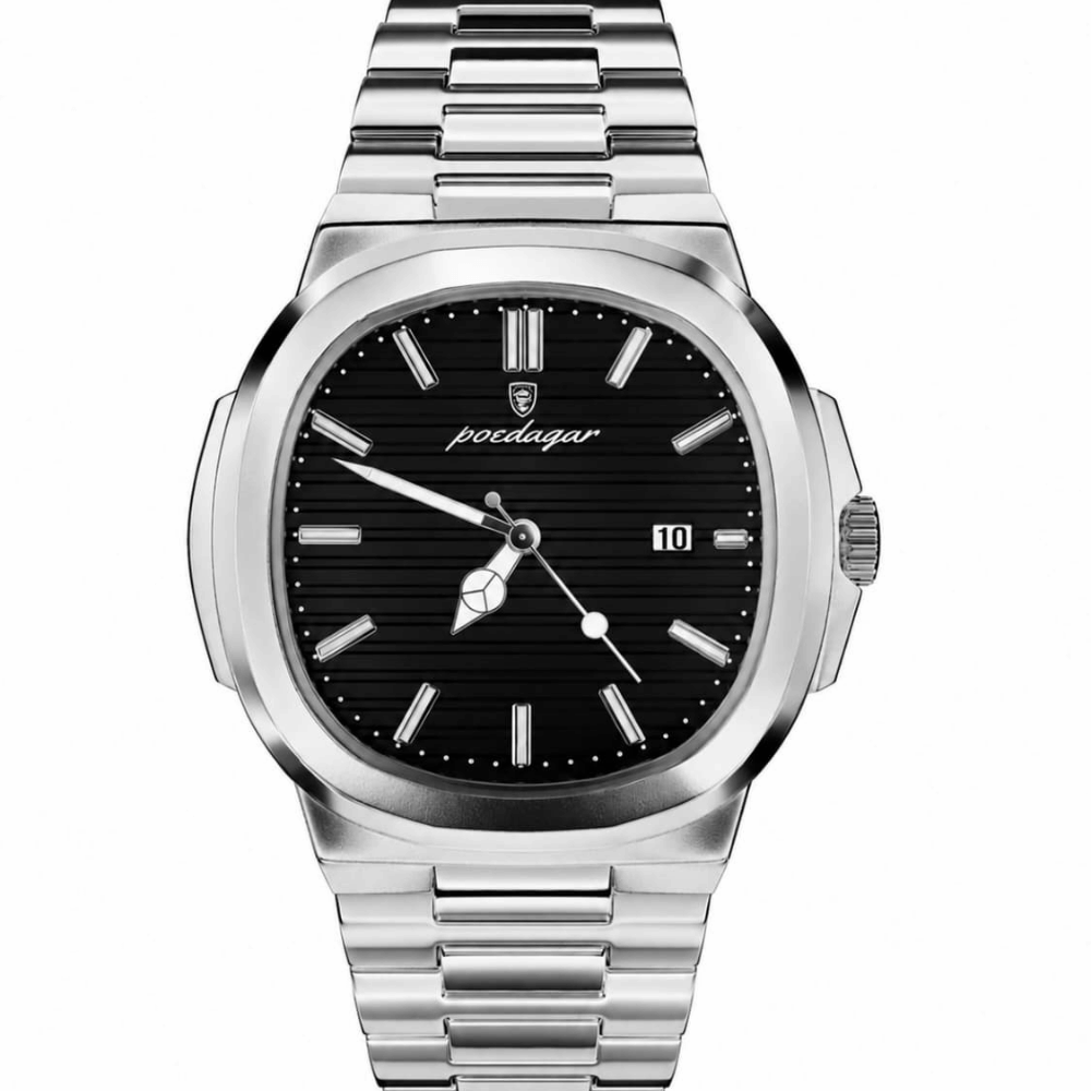 Poedagar Luxury Men's Stainless Steel Sports Watch - Image 3
