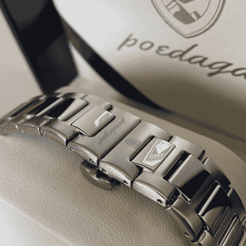 Poedagar Luxury Men's Stainless Steel Sports Watch - Image 2